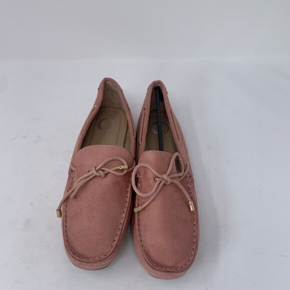 Journee Collection Thatch 004714 Loafers Womens 7 Mauve Faux Suede Slip On S0768 - Picture 4 of 10